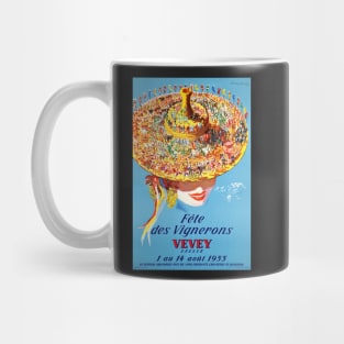 Fête des Vignerons, Vevey Suisse 1955, Poster Mug